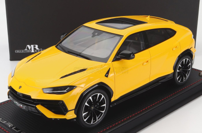 Mr-models Lamborghini Urus S 2022 - Con Vetrina - With Showcase 1:18 Giallo Auge - Žlutá