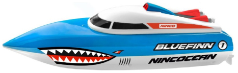 BAZAR - RC loď NINCOOCEAN Bluefinn 2.4GHz RTR