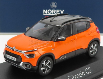 Norev Citroen C3 2021 1:43 Oranžově Šedá