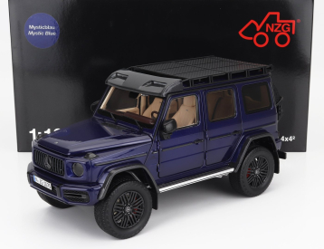 Nzg Mercedes benz G-class G63 4x4 Amg 2023 1:18 Mystic Blue