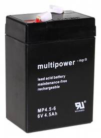 Pb akumulátor MULTIPOWER 6V/4,5Ah