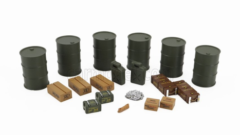 Perfex Accessories Set Military Accessories 1944 1:43 Vojenská Zelená Hnědá