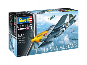 Plastic ModelKit letadlo 03944 - P-51D-5NA Mustang (1:32)