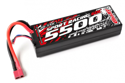 Sport Racing 60C - 5500mAh - 7,4V 2S - LiPo Stick Hardcase - T-Dean