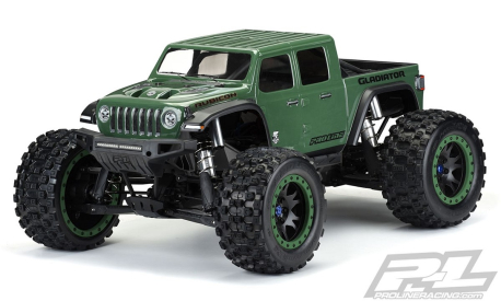 Předříznutá JEEP Gladiator Rubicon čirá karoserie pro X-MAXX