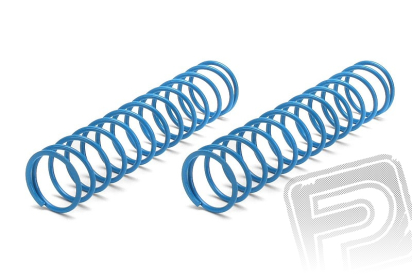 Pružina tlumiče 23x135x2.3mm 13závitů (modrá tvrdá/2ks)