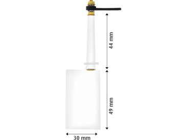 Raboesch kormidlo kompletní 30x49mm