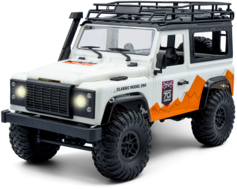 RC auto Land Rover Trail 1/12 RTR 4WD, bílá + náhradní baterie