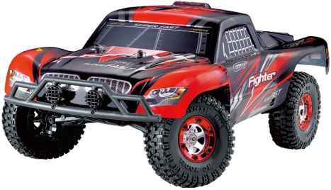 RC auto Fighter Pro Short Course Truck, červená