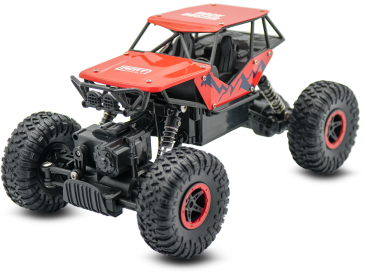 RC auto RMT Rock Buster, červená + náhradní baterie