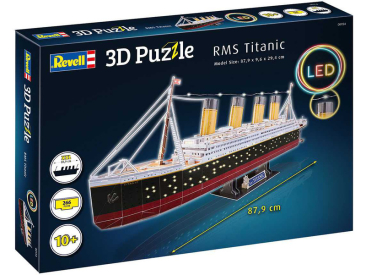 Revell 3D Puzzle - RMS Titanic s LED osvětlením