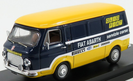 Rio-models Fiat 238 Van Assistenza Olio Fiat Abarth 1976 1:43 Modrá Žlutá