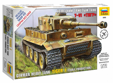 Snap Kit tank 5002 - Tiger I (1:72)