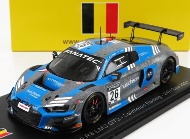 Spark-model Audi R8 Lms Gt3 Team Audi Sport Sainteloc Racing N 26 24h Spa 2021 J.green - F.hutchison - A.tambay 1:43 Světle Modrá Šedá