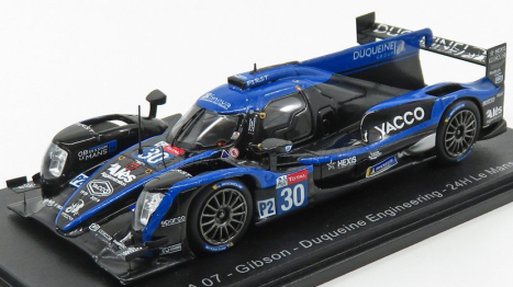 Spark-model Oreca 07 Gibson Gk428 4.2l V8 Team Duqueine Engineering N 30 24h Le Mans 2019 R.dumas - P.ragues - N.jamin 1:43 Modrá Černá