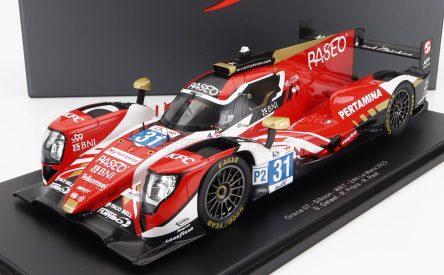 Spark-model Oreca Gibson 07 Gk428 4.2l V8 Team Wrt N 31 24h Le Mans 2022 S.gelael - R.frijns - R.rast - Con Vetrina - With Showcase - Special Box 1:18 Červená Bílá