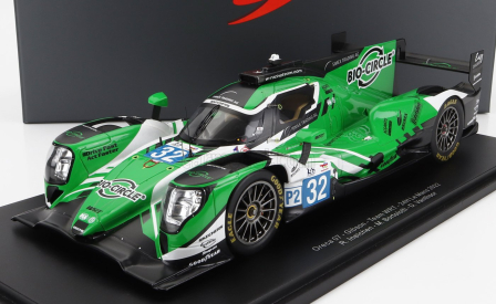 Spark-model Oreca Gibson 07 Gk428 4.2l V8 Team Wrt N 32 24h Le Mans 2022 R.ineichen - M.bortolotti - D.vanthoor - Con Vetrina - With Showcase - Special Box 1:18 Zelená Bílá