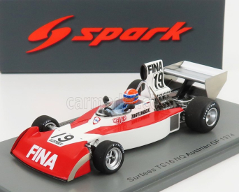 Spark-model Surtees F1  Ts16 N 19 Austrian Gp 1974 J.p.jabouille 1:43 Červená Bílá Černá