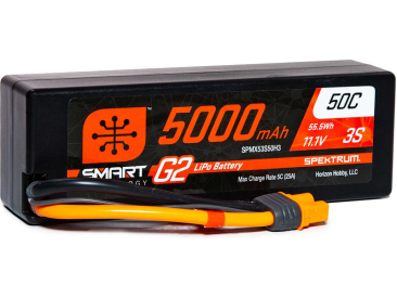 Spektrum Smart G2 LiPo 11.1V 5000mAh 50C HC IC3