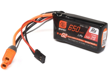 Spektrum Smart G2 LiPo 7.4V 650mAh Rx 15C IC3