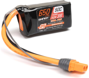 Spektrum Smart G2 Trail Pro LiPo 11.1V 650mAh 50C IC2