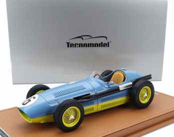 Tecnomodel Maserati F1  250f N 46 4th French Gp 1954 Prince Bira 1:18 Modrá Žlutá