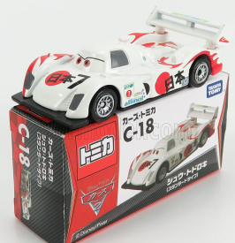 Tomica Walt disney Pixar Cars - Shu Todoroko 1:64 Bílá Červená