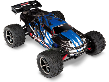 RC auto Traxxas E-Revo 1:16 VXL RTR, modrá