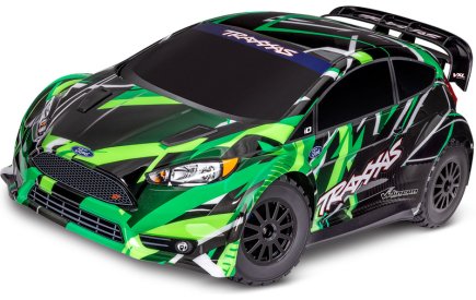 RC auto Traxxas Ford Fiesta ST Rally 1:10 VXL RTR. zelená