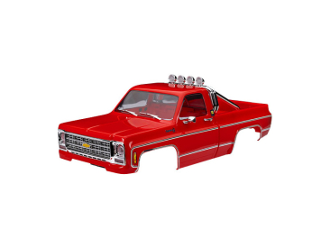 Traxxas karosérie Chevrolet K10 1979 červená