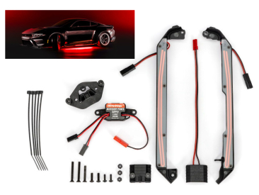 Traxxas LED podsvícení šasi červené (pro 4-Tec 2.0, Drift)