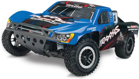 RC auto Traxxas Nitro Slash 1:10 RTR, modrá