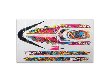 Traxxas samolepky Swirl: Blast