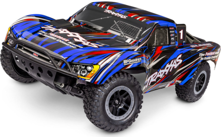 RC auto Traxxas Slash 1:10 BL-2s HD RTR, modrá