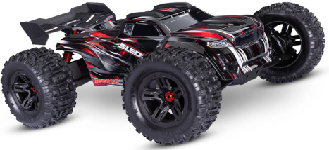 RC auto Traxxas Sledge s belted pneu 1:8 RTR, červená