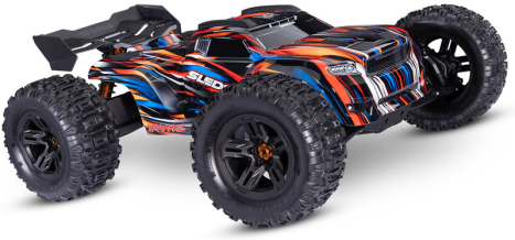 RC auto Traxxas Sledge s belted pneu 1:8 RTR, oranžová