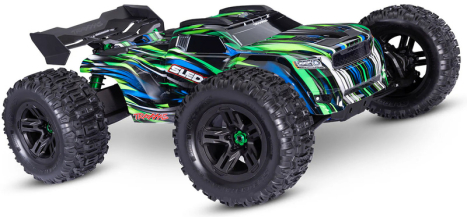 RC auto Traxxas Sledge s belted pneu 1:8 RTR, zelená