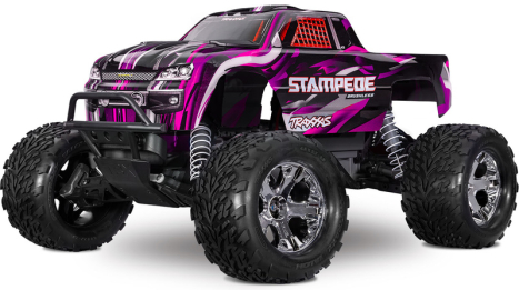 RC auto Traxxas Stampede 1:10 BL-2s RTR, růžová