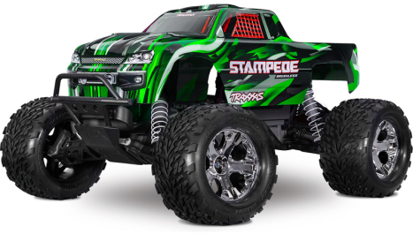 RC auto Traxxas Stampede 1:10 BL-2s RTR, zelená