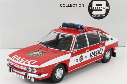 Triple9 Tatra 613 Czechoslovakia Hasici Fire Engine 1979 1:18 Červená Bílá