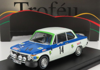 Trofeu BMW 2002 Ti (night Version) N 14 Rally Acropolis 1972 R.aaltonen - J.davenport 1:43 Bílá Modrá