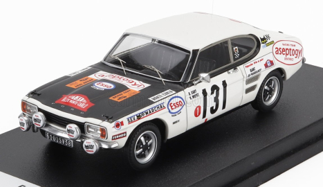 Trofeu Ford england Capri 2300 (night Version) N 131 Rally Montecarlo 1971 Bruno Saby - Bernard Moyet 1:43 Bílá Černá