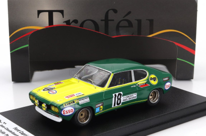 Trofeu Ford england Capri Rs 2600 N 18 2x6h Paul Ricard 1971 Jean Claude Guerie - Jean Pierre Rouget 1:43 Zelená Žlutá