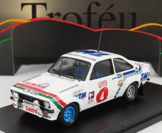 Trofeu Ford england Escort Mkii (night Version) N 4 Rally 1000 Lakes 1978 H.mikkola - A.hertz 1:43 Bílá