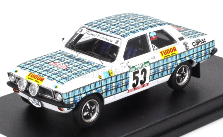 Trofeu Opel Ascona 1.9l Sr N 53 Rally Portugal 1979 Carlos Resende - Ferreira Da Cunha 1:43 Bílá Světle Modrá