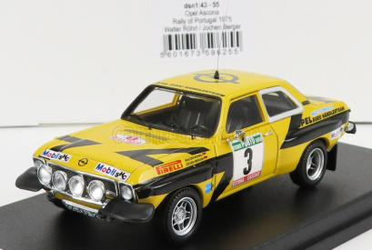 Trofeu Opel Ascona (night Version) N 3 Rally Portugal 1975 W.rohrl - J.berger 1:43 Žlutá Černá