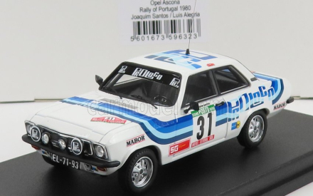 Trofeu Opel Ascona (night Version) N 31 Rally Portugal 1980 J.santos - L.alegria 1:43 Bílá Modrá