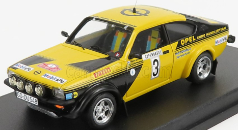 Trofeu Opel Kadett C Gt/e (night Version) N 3 Rally Montecarlo 1976 Hannu Mikkola - Claes Billstam 1:43 Žlutá Černá