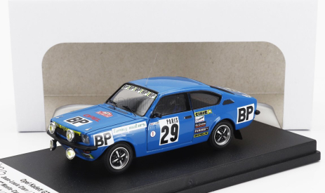 Trofeu Opel Kadett Gt/e (night Version) N 29 Rally Montecarlo 1978 Jean Louis Clarr - Jean Francois Fauchille 1:43 Blue