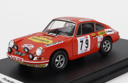 Trofeu Porsche 911s Coupe N 79 Rally Tap 1972 A.borges - P.garcia 1:43 Red